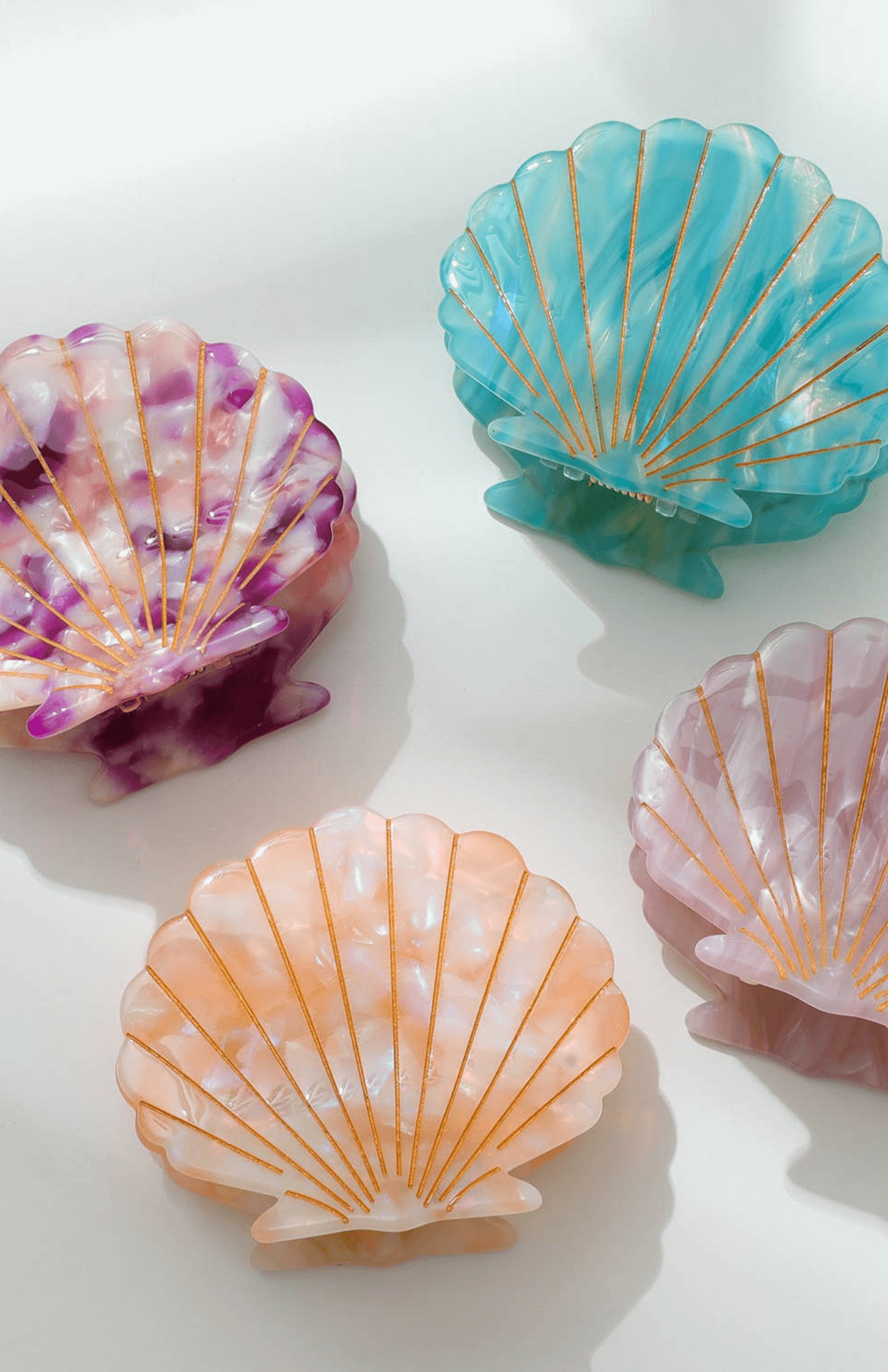 Seashell Claw Clip