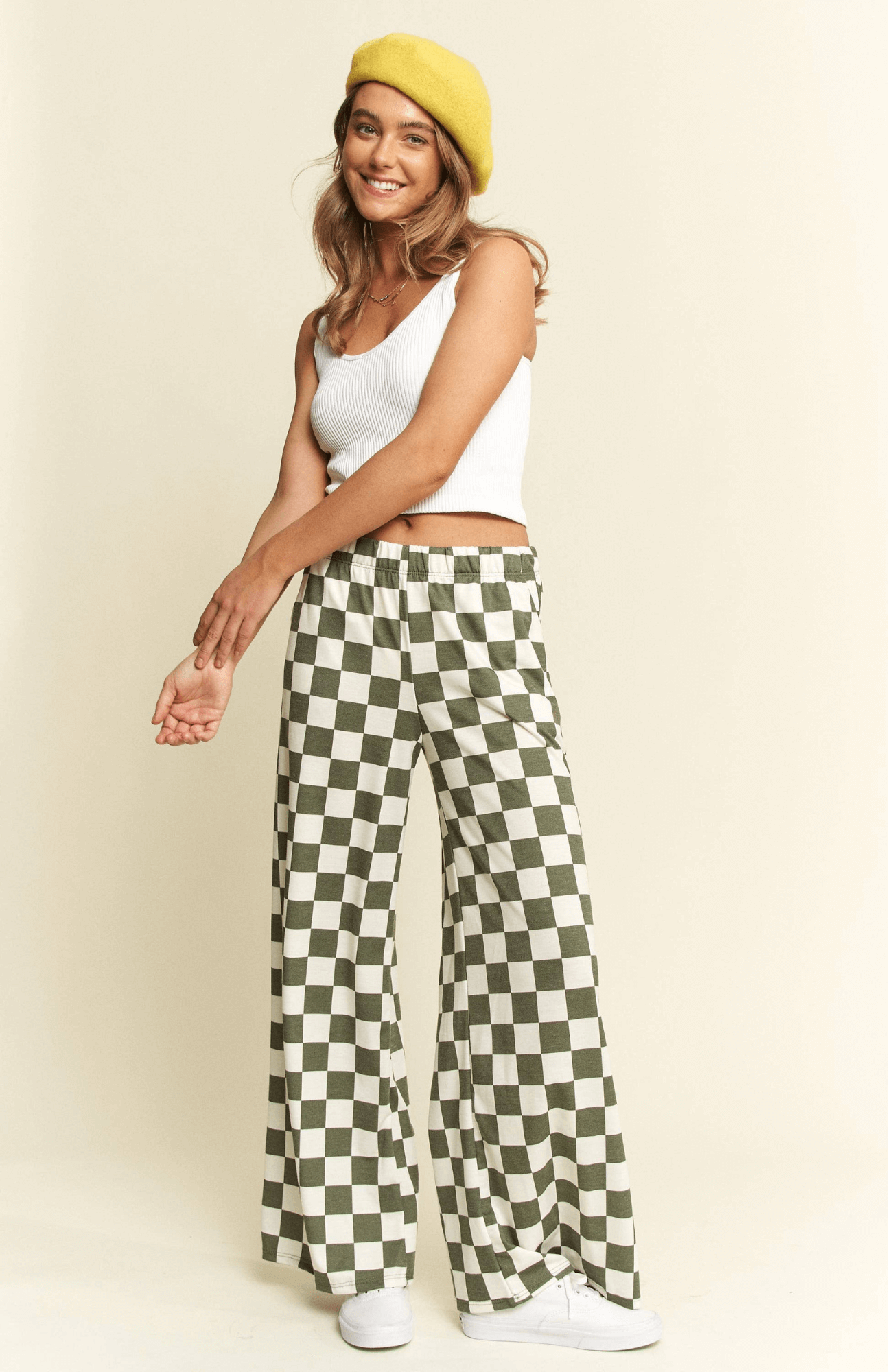 Olivia Checkered Bottoms