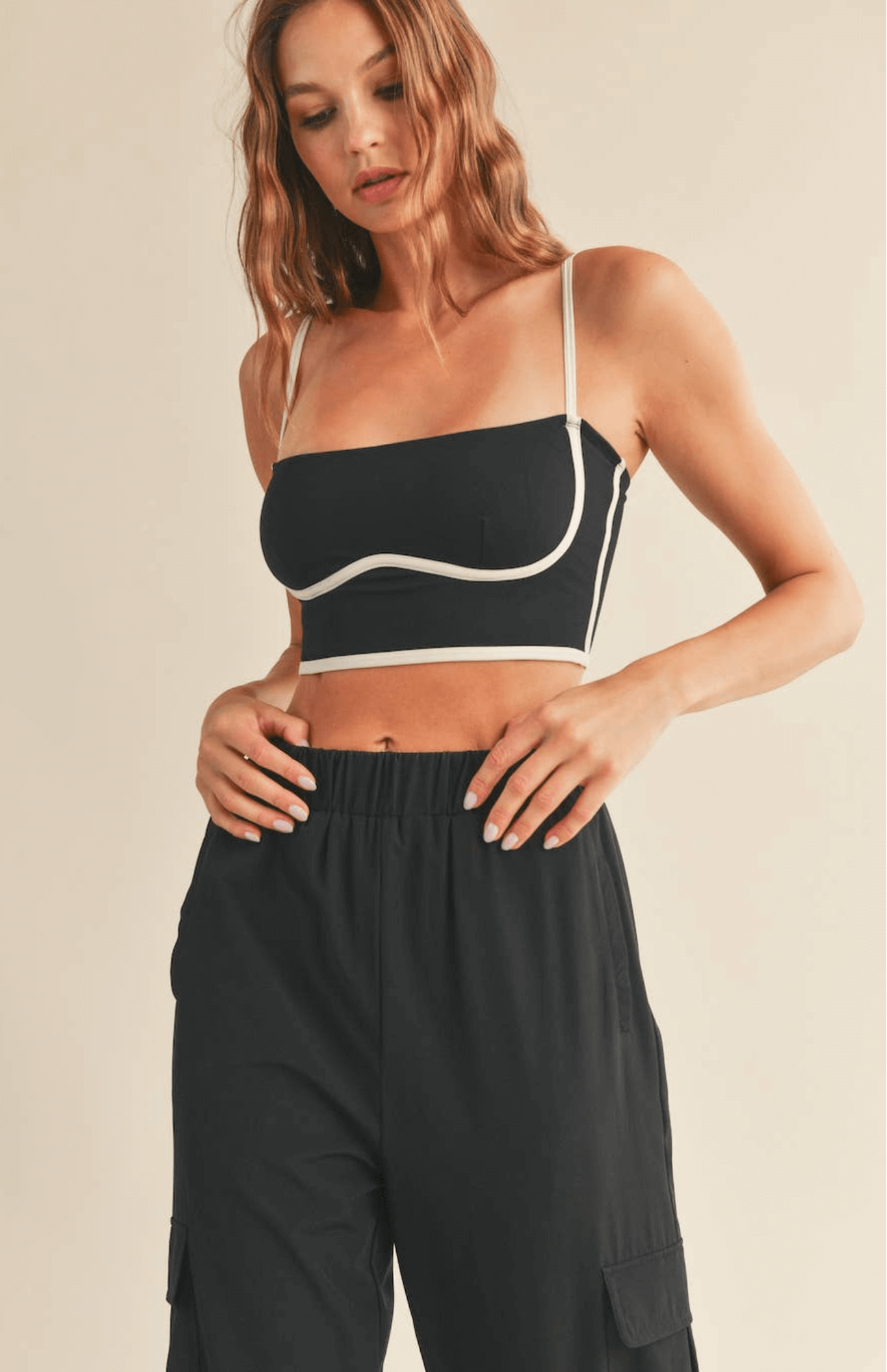 Meredith Sculpting Bra Tank - Black