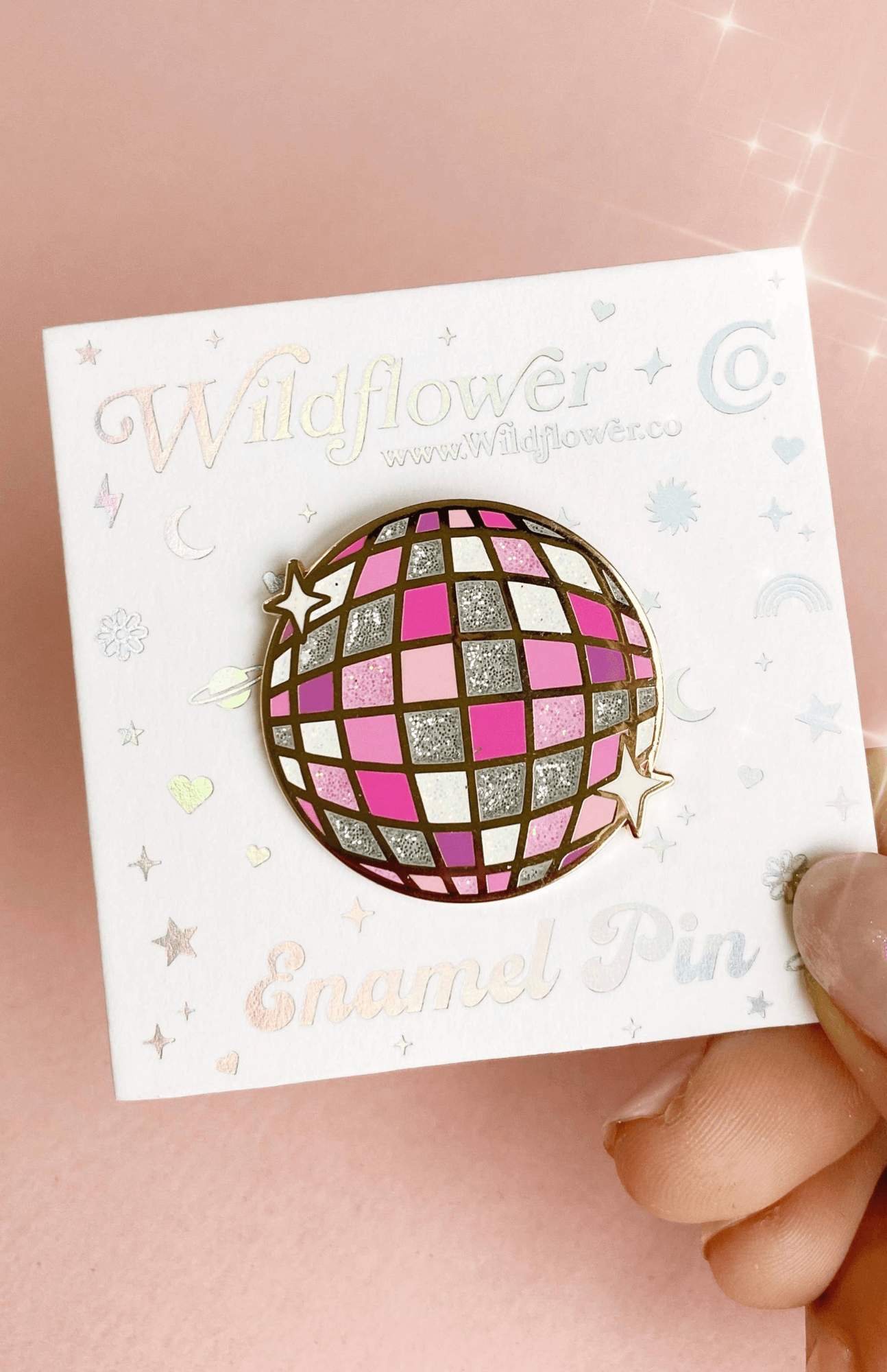 Disco Ball Enamel Pin