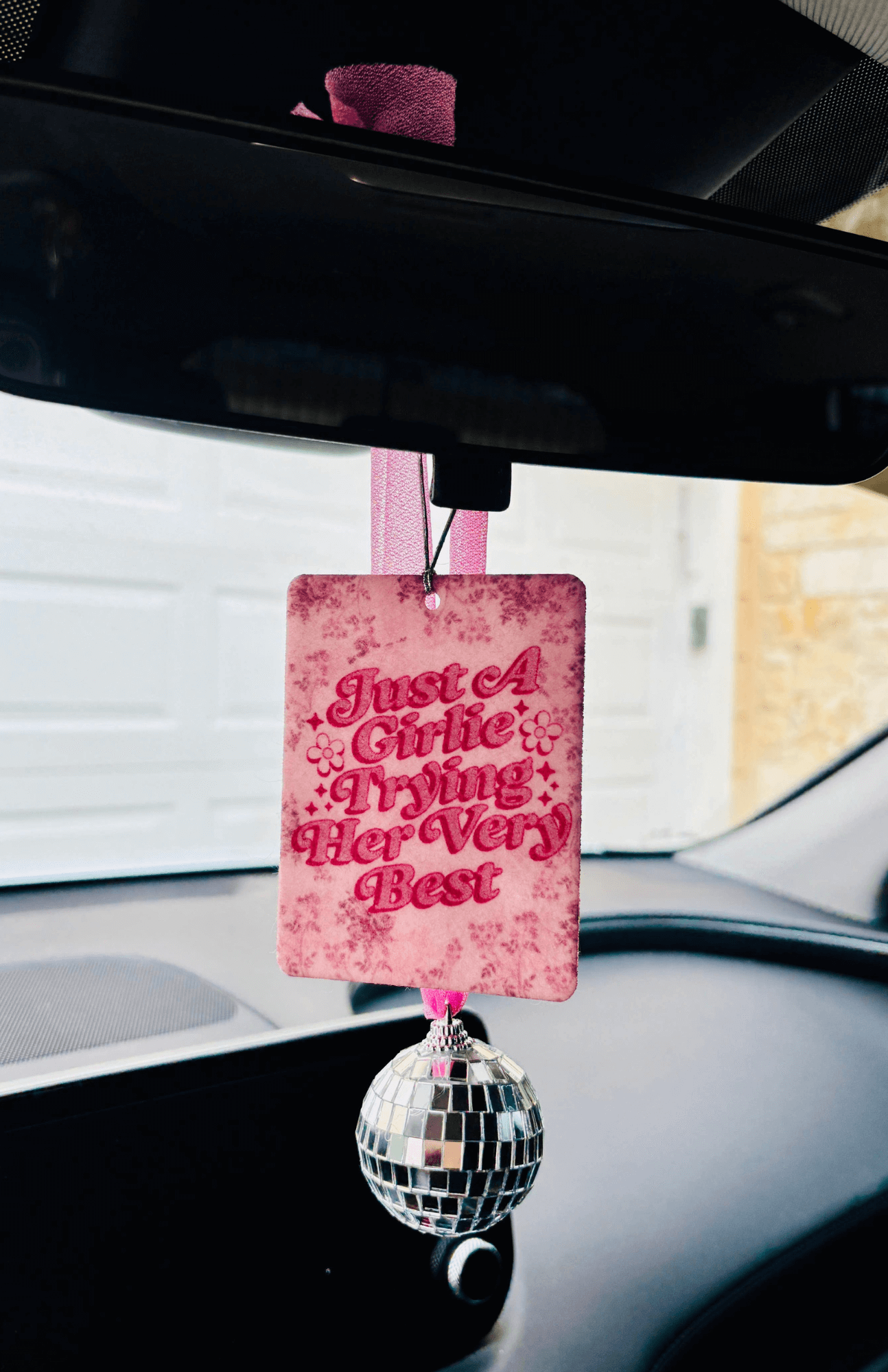 Coquette Car Felt Freshie