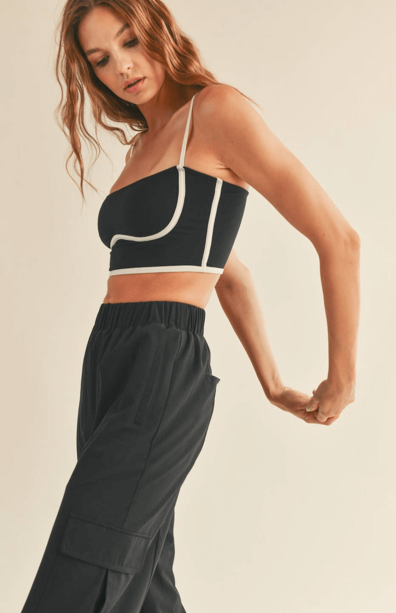 Meredith Sculpting Bra Tank - Black
