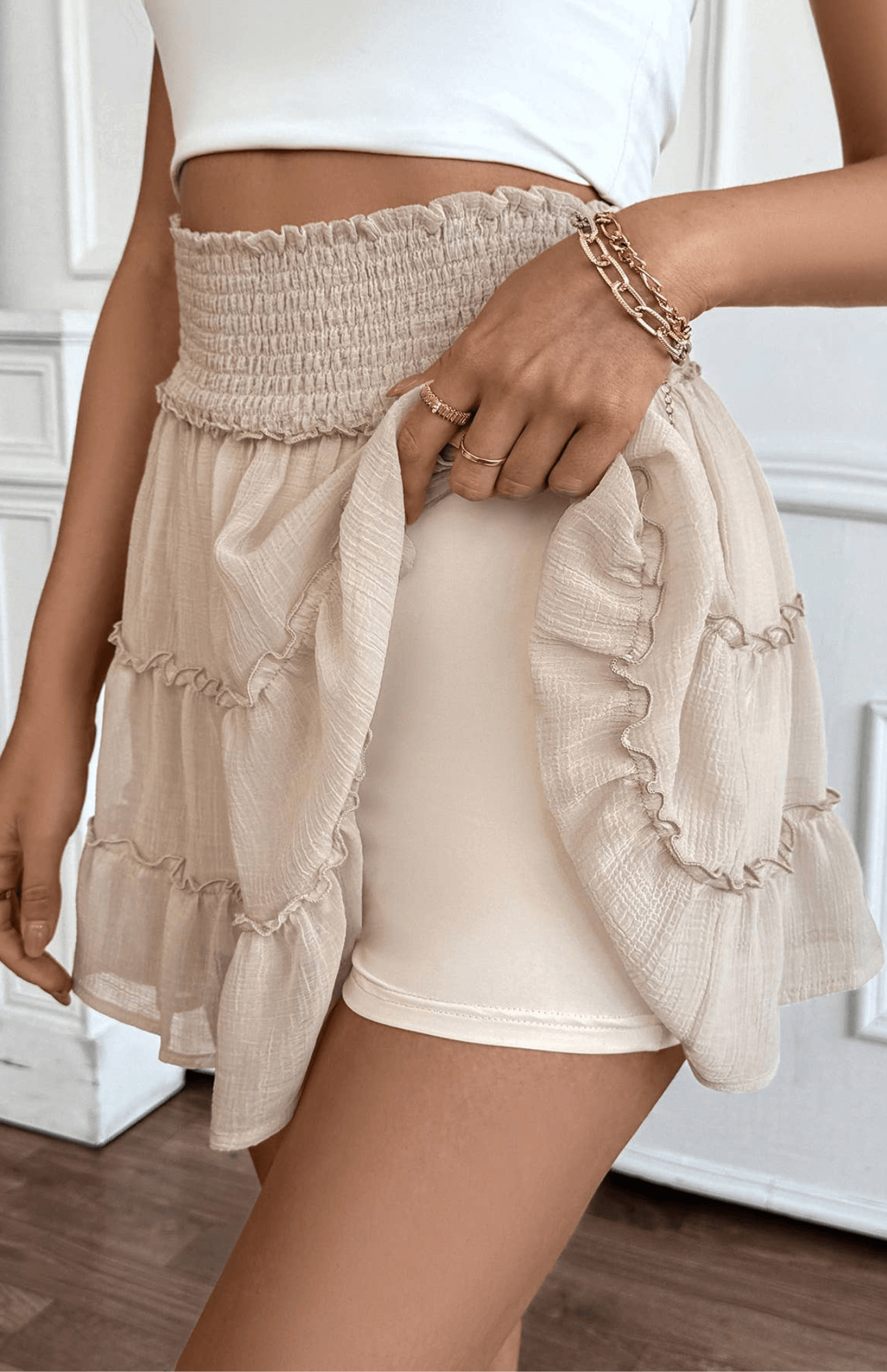 Whispered Layered Skirt