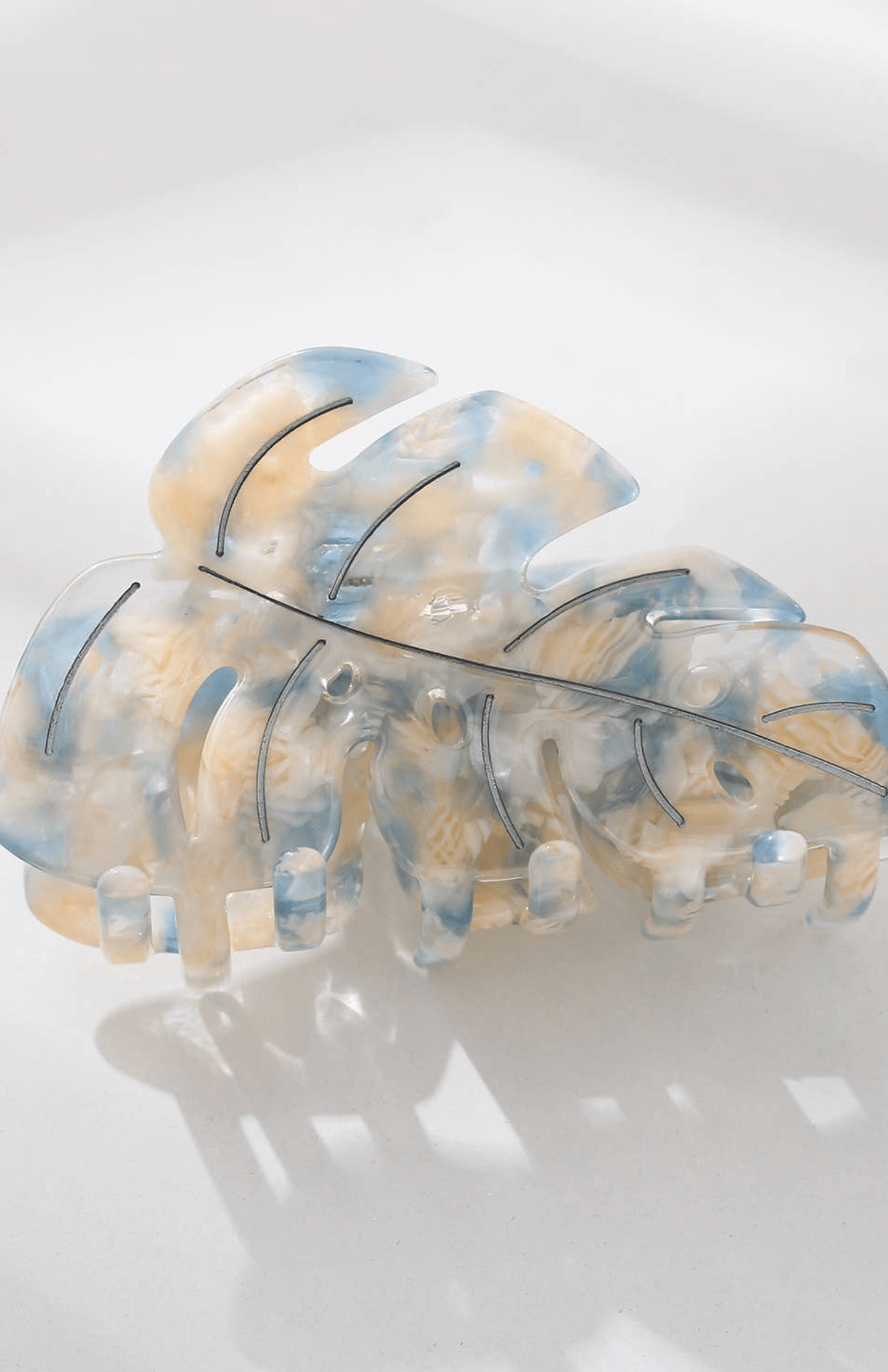 Monstera Leaf Claw Clip