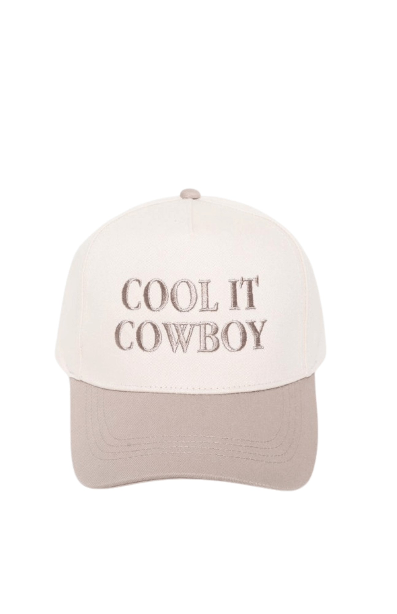 Cool It Cowboy Baseball Cap - Beige