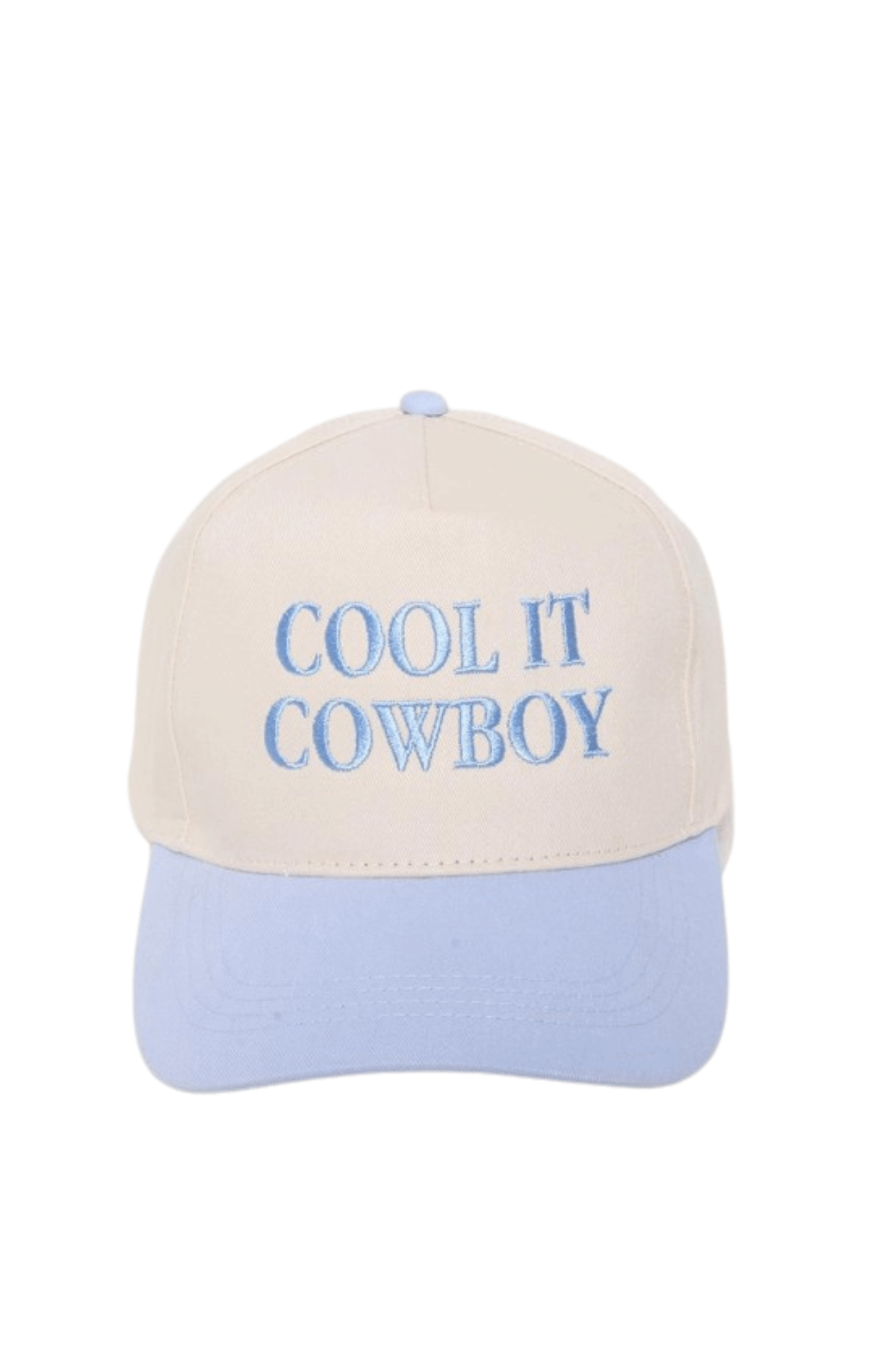 Cool It Cowboy Baseball Cap - Light Blue