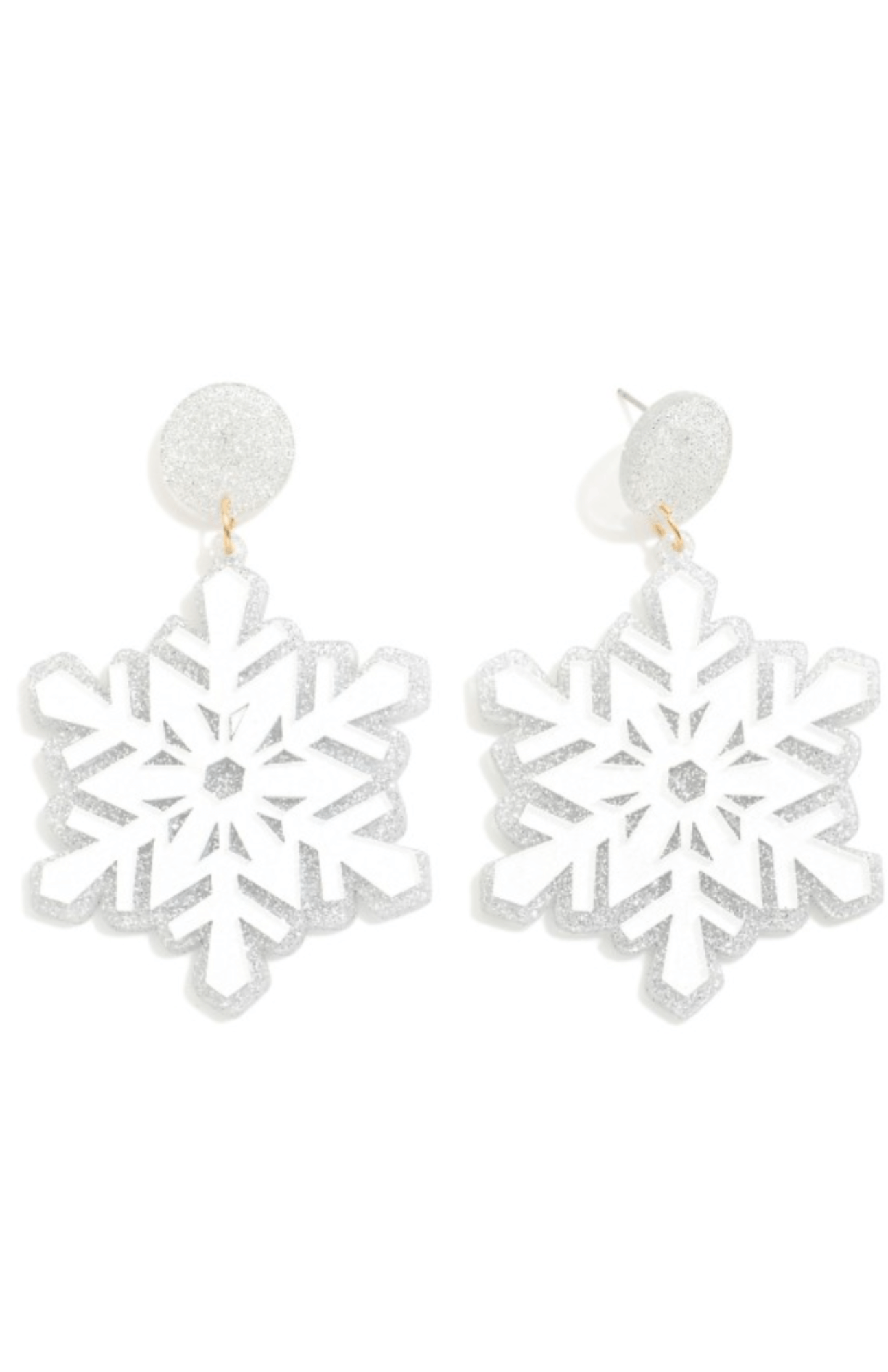 Glitter Flake Earrings