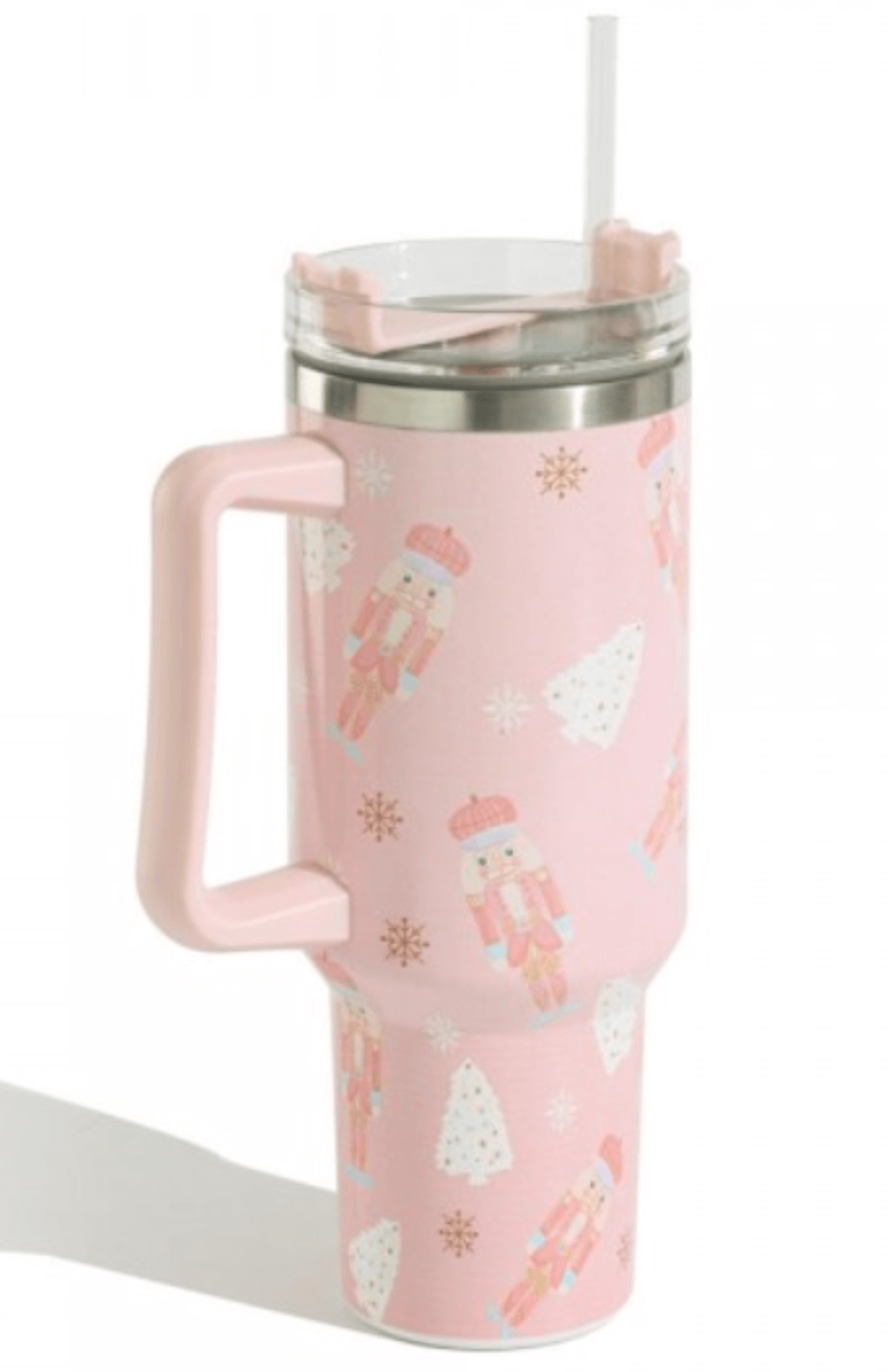 Pink Christmas Tumbler