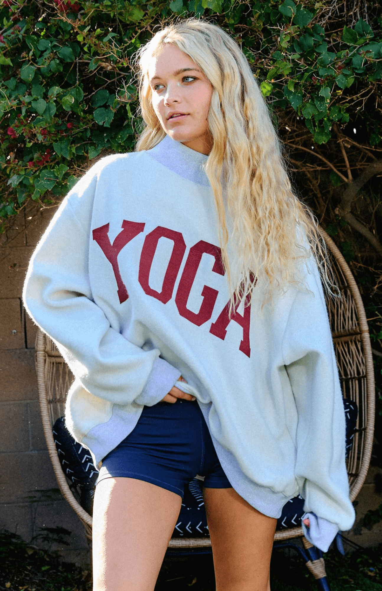 Pilates Reversible Mockneck Sweatshirt