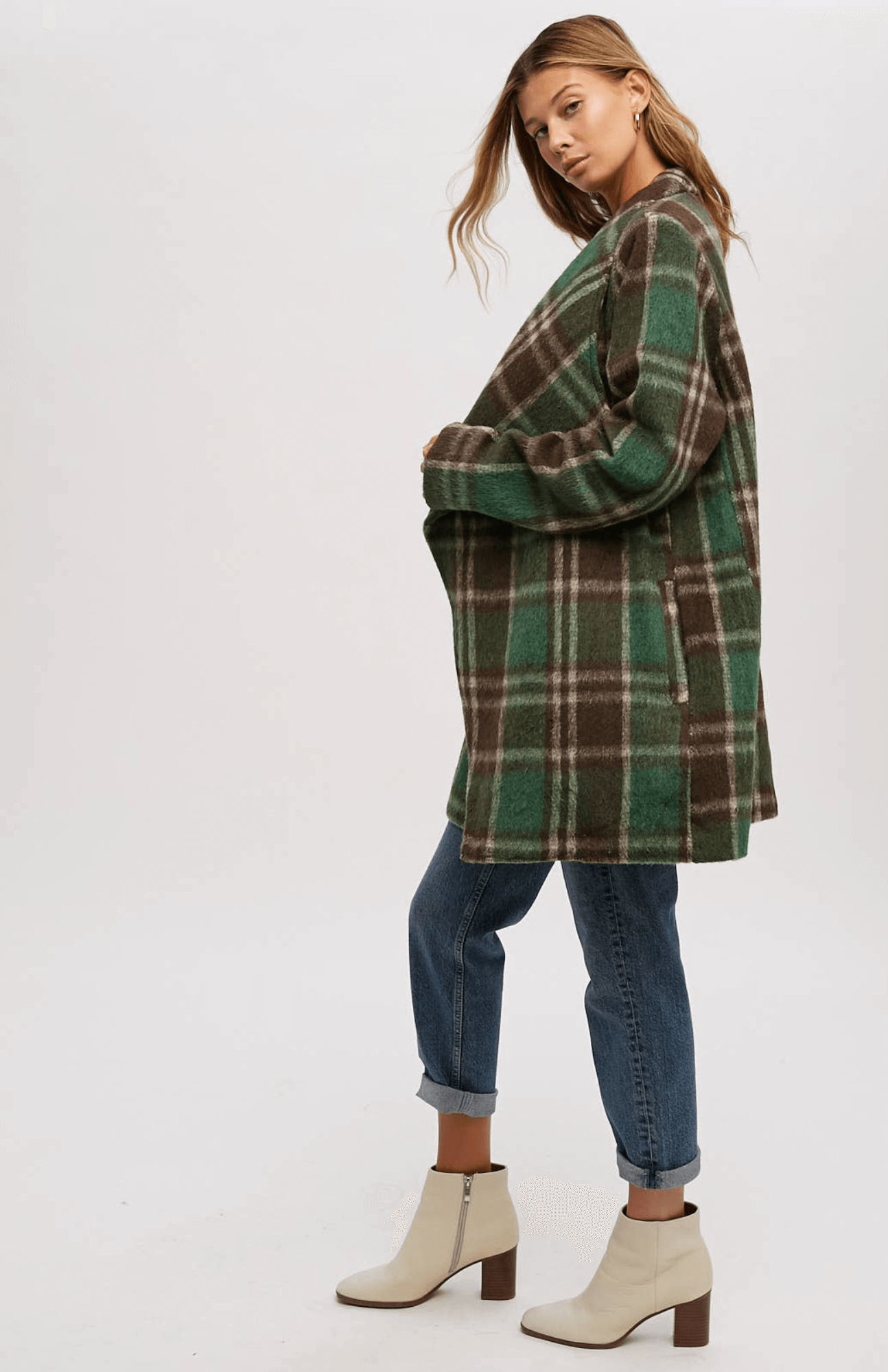 Eleanor Plaid Coat