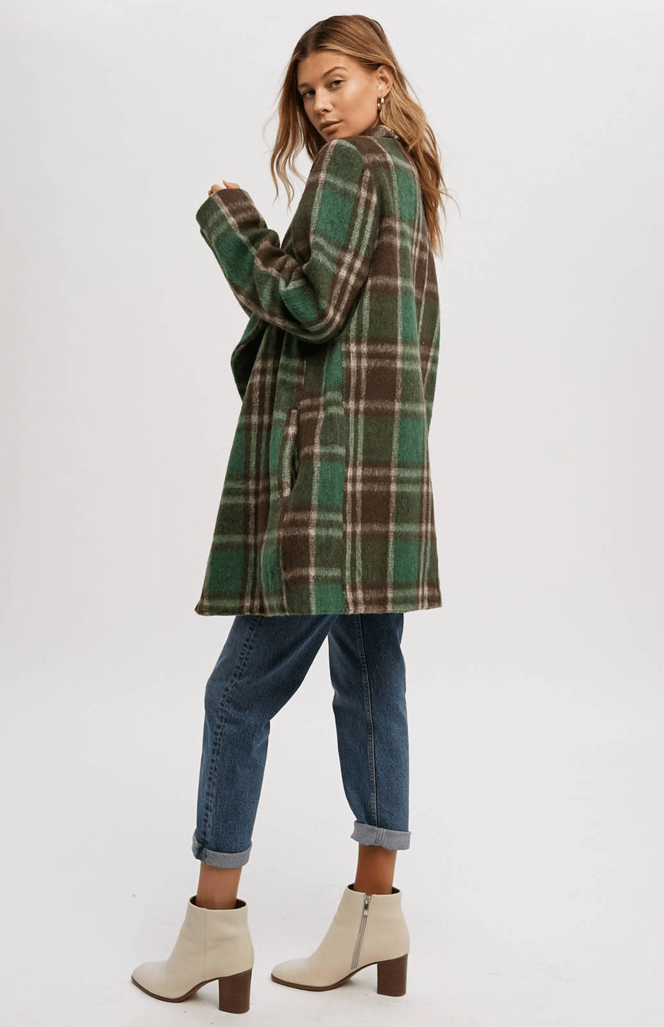 Eleanor Plaid Coat