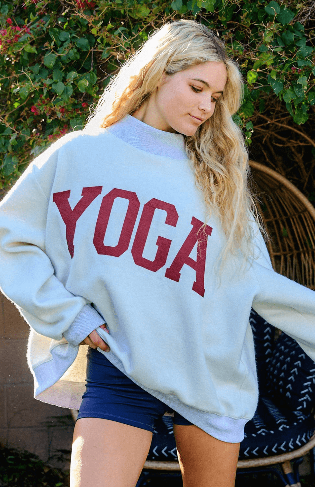 Pilates Reversible Mockneck Sweatshirt