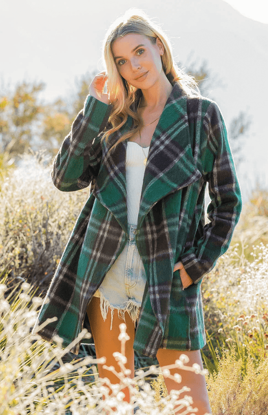 Eleanor Plaid Coat