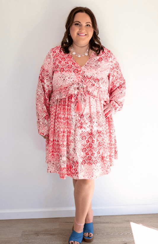 Blush Mosaic Dress