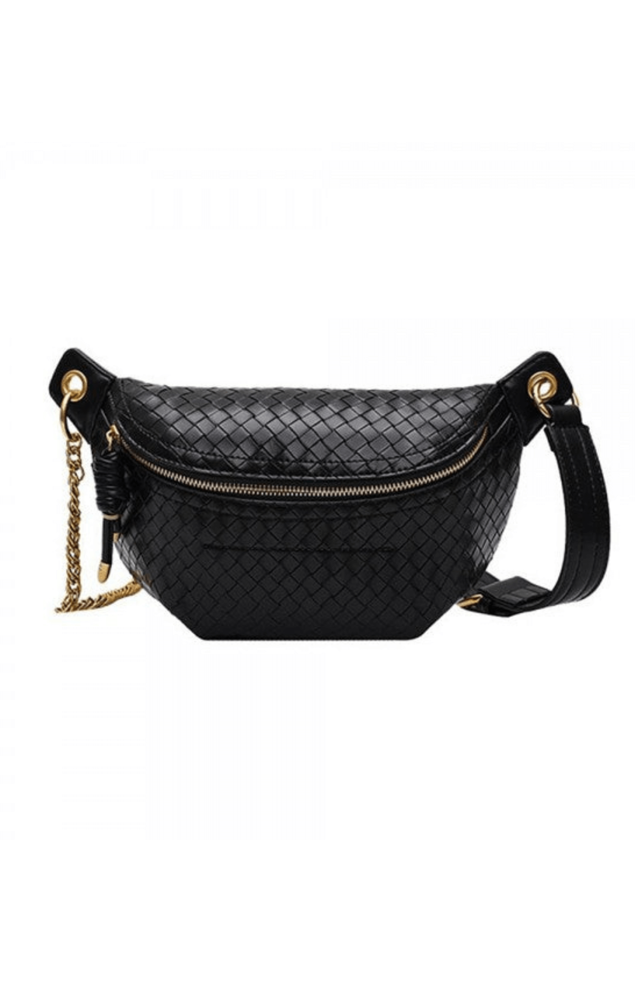 Lindsey Cross Body Tote Bag - Black