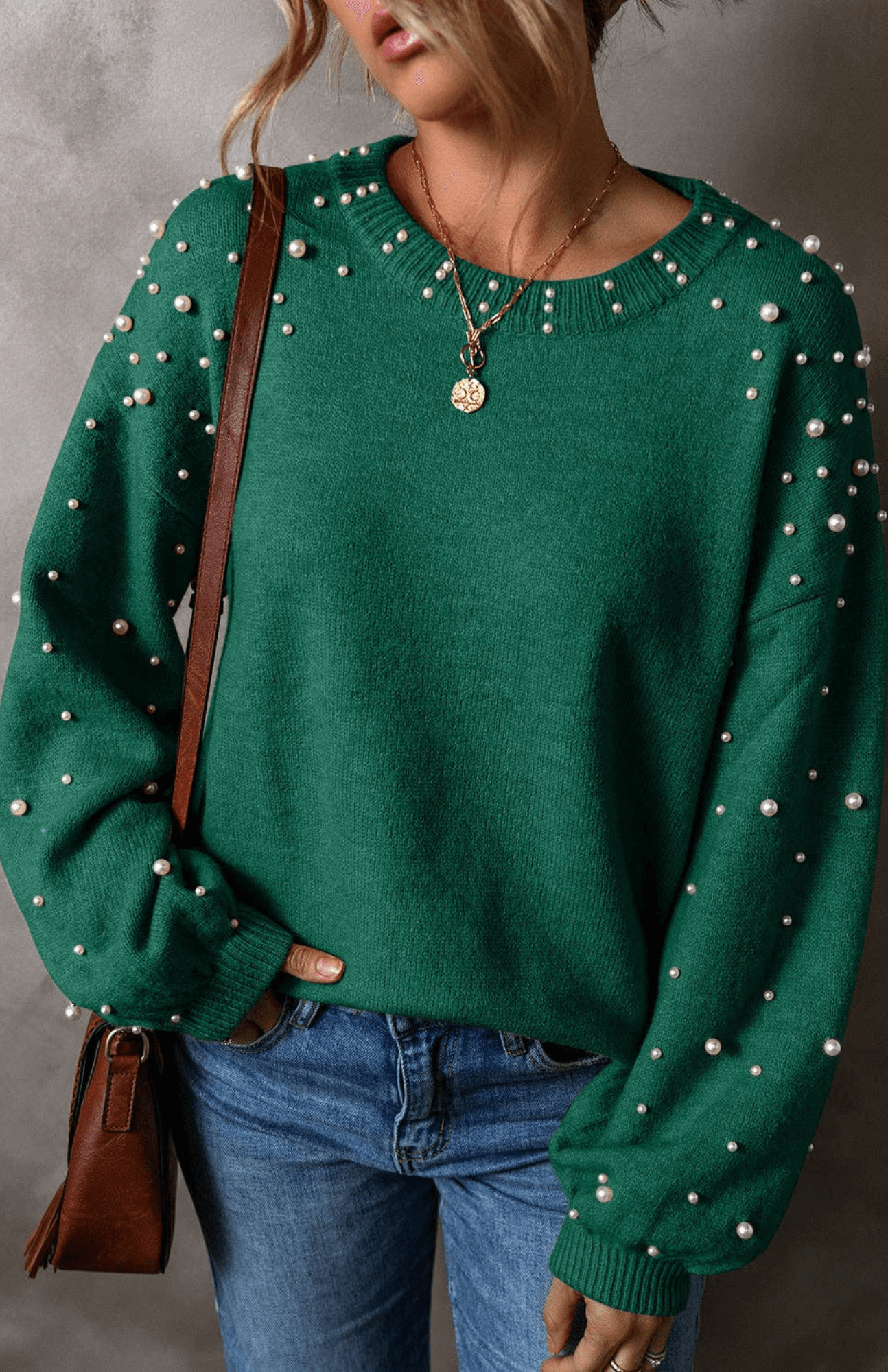 Pearl Embellished Sweater