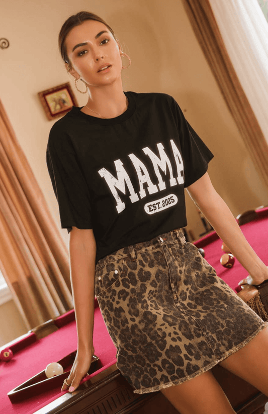 Rebecca Leopard Printed Skirt