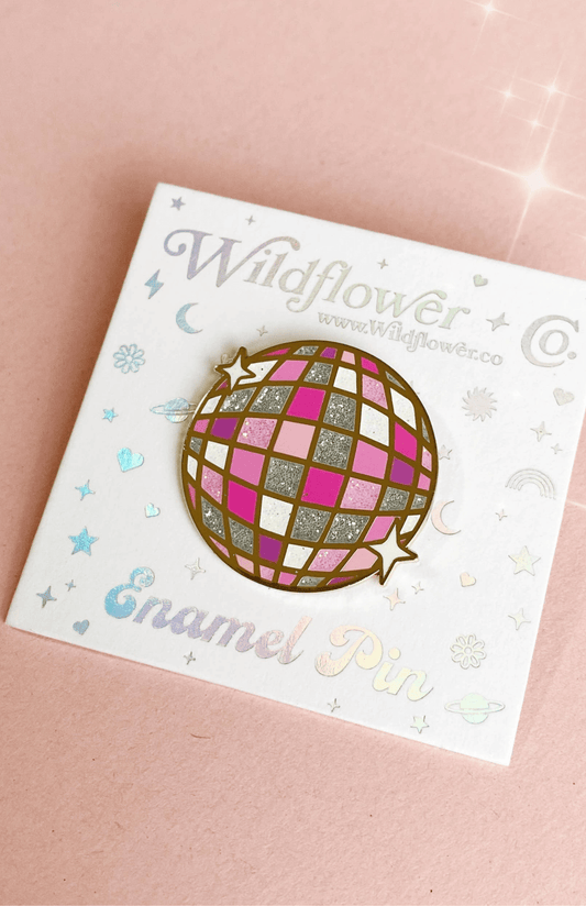 Disco Ball Enamel Pin