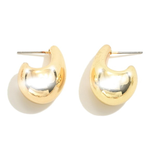 Amber Teardrop Earrings