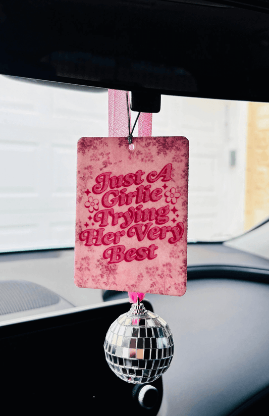 Coquette Car Felt Freshie