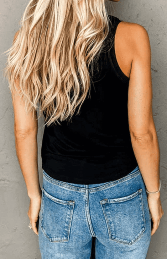 Betty Faux Leather Tank