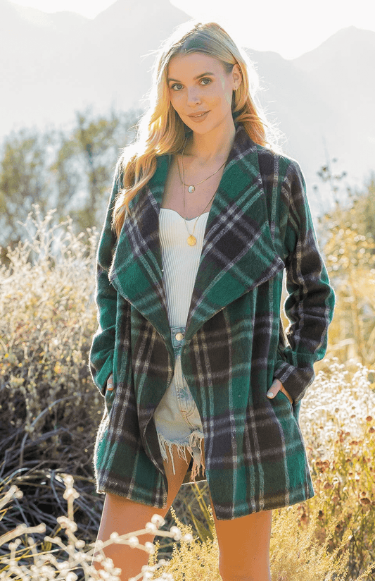 Eleanor Plaid Coat