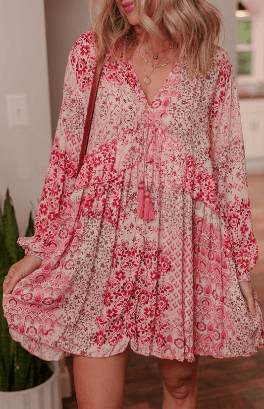 Blush Mosaic Dress