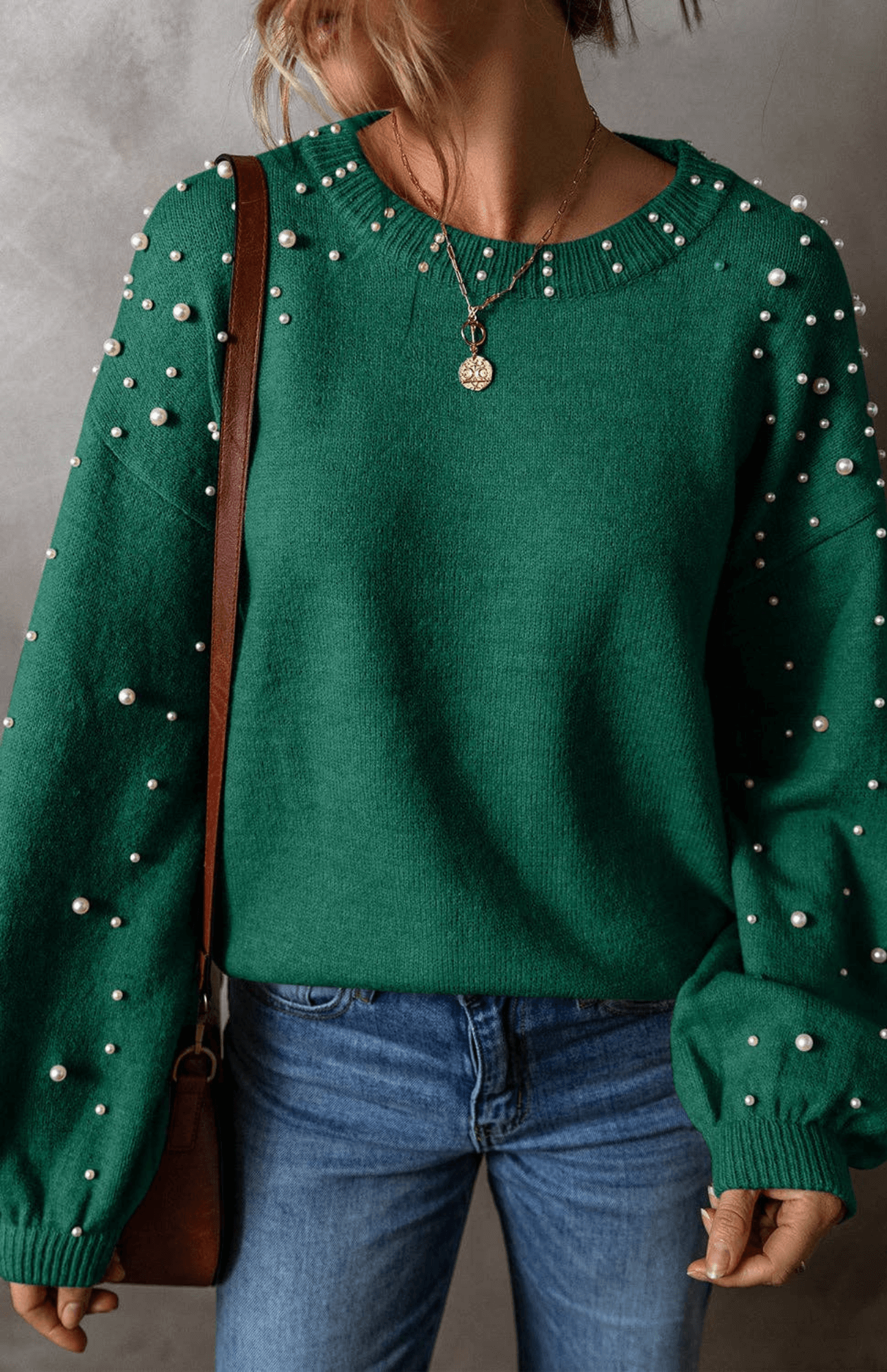 Pearl Embellished Sweater