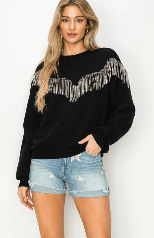 Let's Party Tassel Sweater