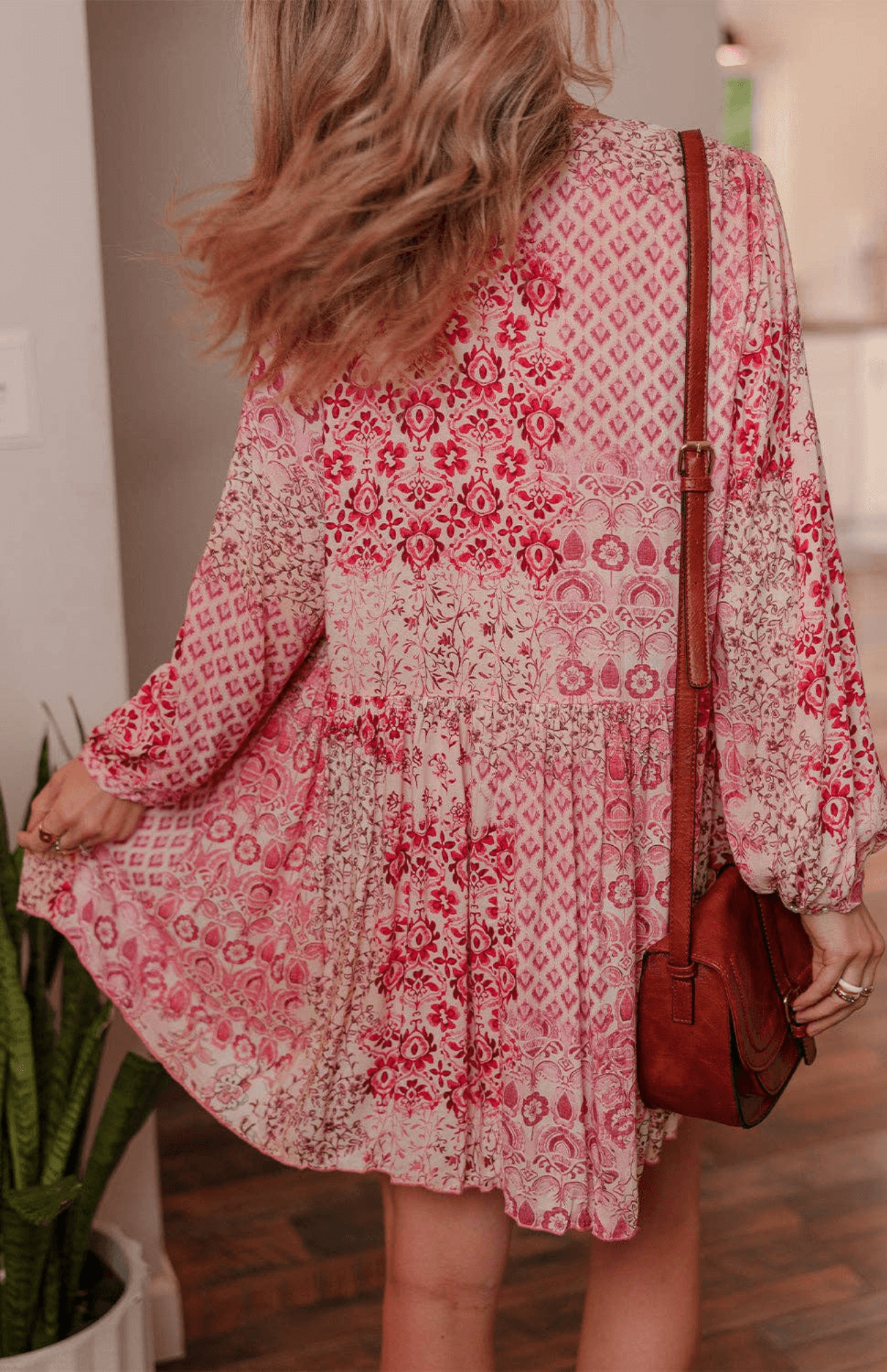 Blush Mosaic Dress