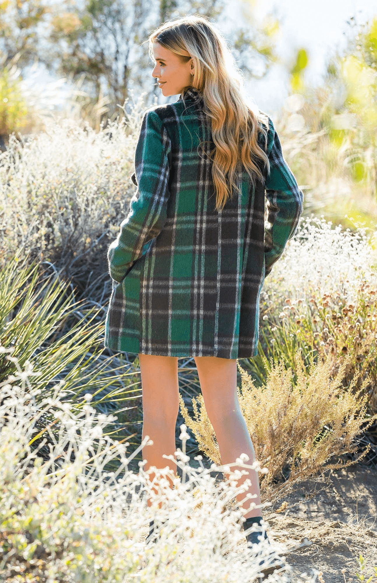 Eleanor Plaid Coat