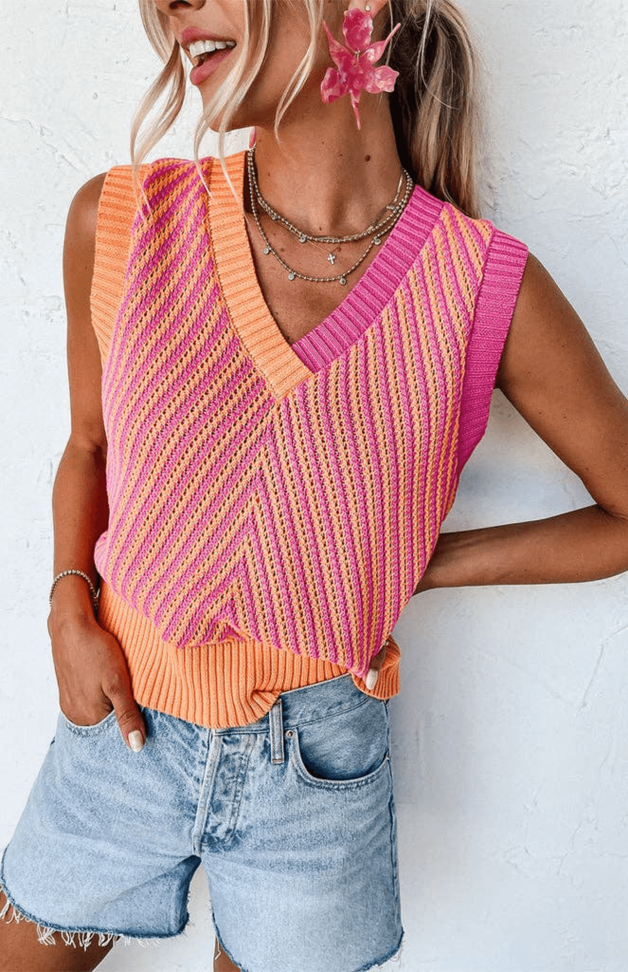 Summer Sleeveless Sweater