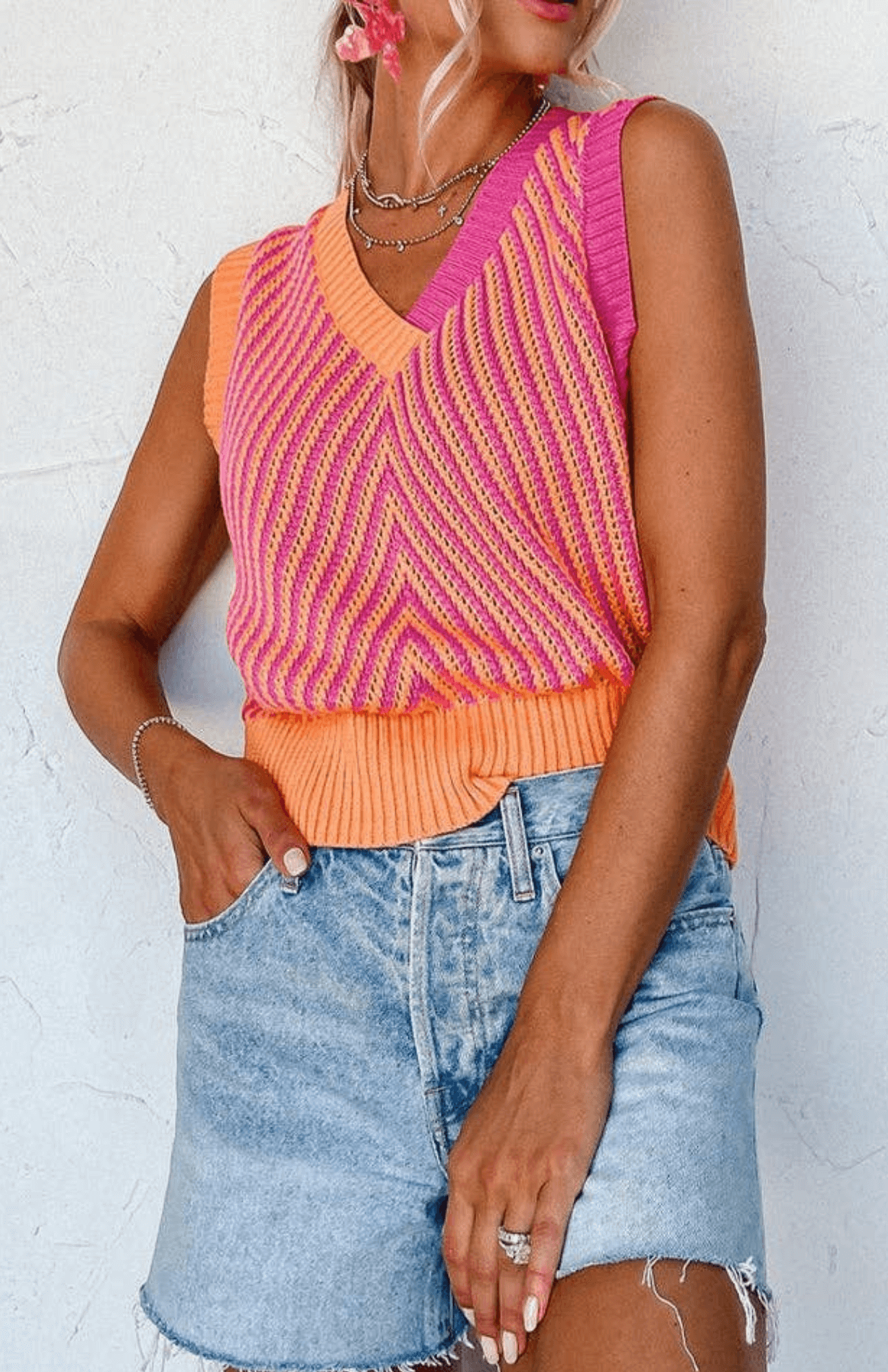 Summer Sleeveless Sweater