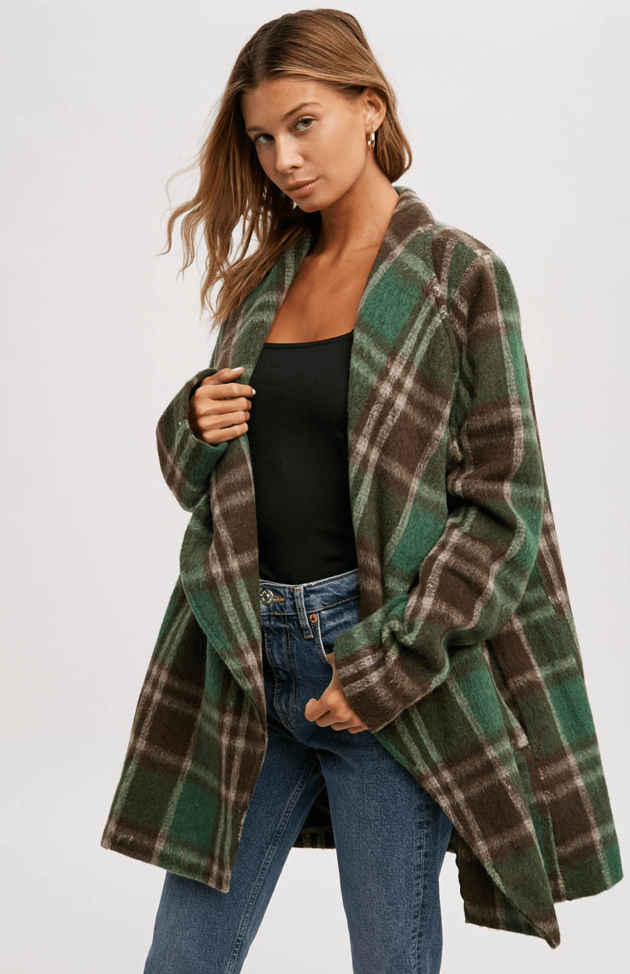 Eleanor Plaid Coat