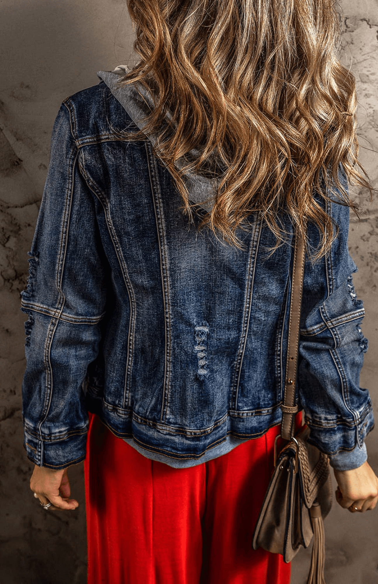 Midnight Denim Hooded Jacket