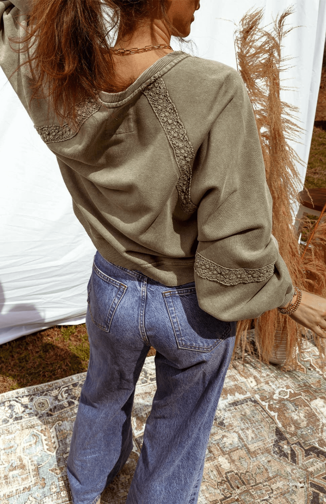 Olive Mineral Crewneck
