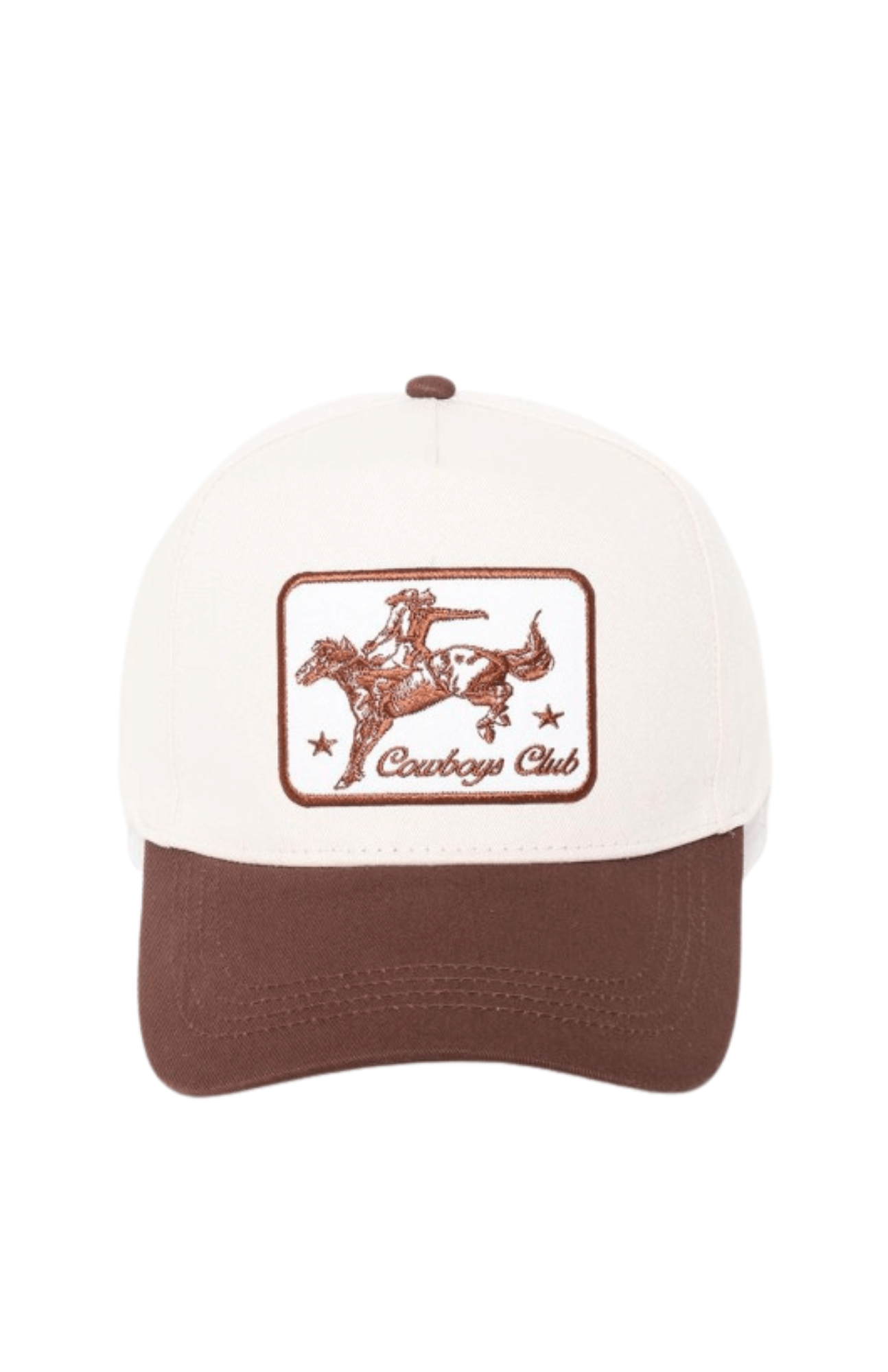 Cowboy Club Baseball Cap - Brown