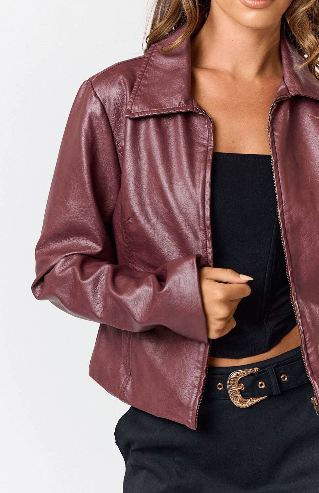 Lorelei Faux Leather Jacket