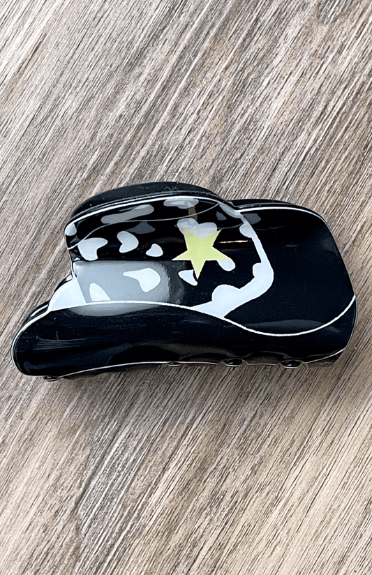 Long Live Cowgirls Claw Clip - Black