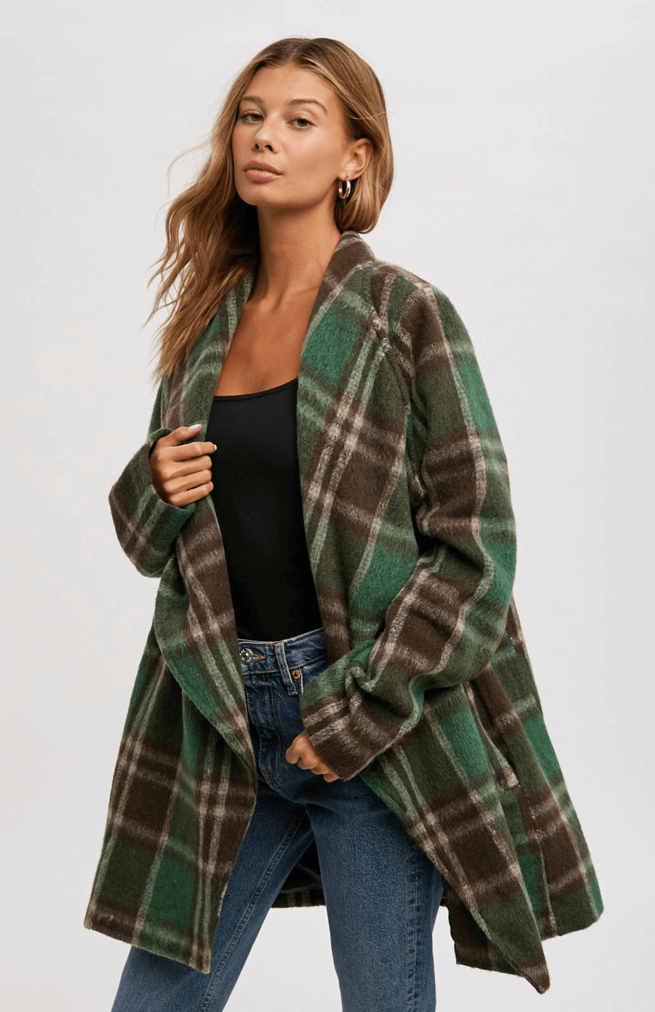 Eleanor Plaid Coat