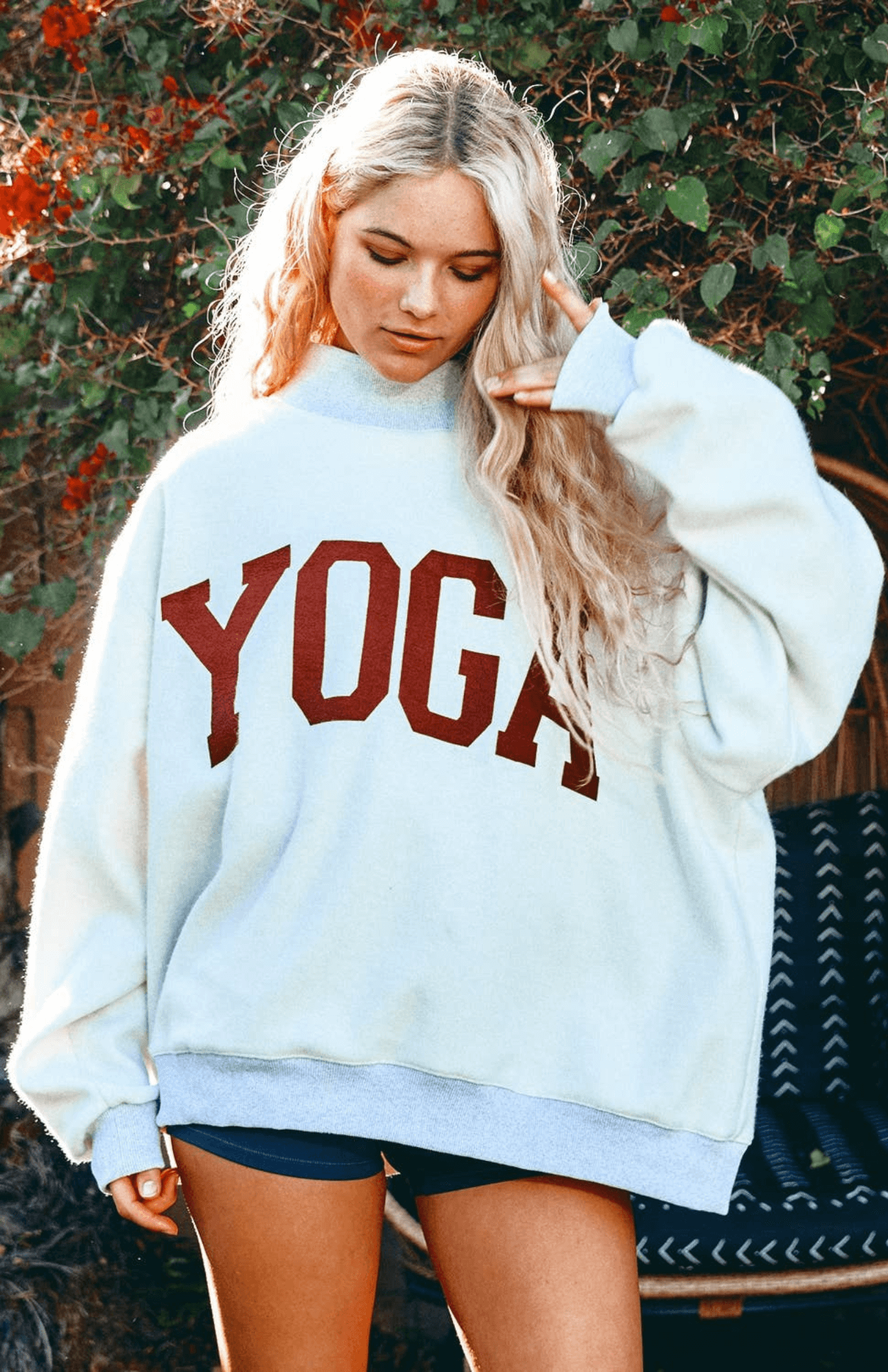 Pilates Reversible Mockneck Sweatshirt