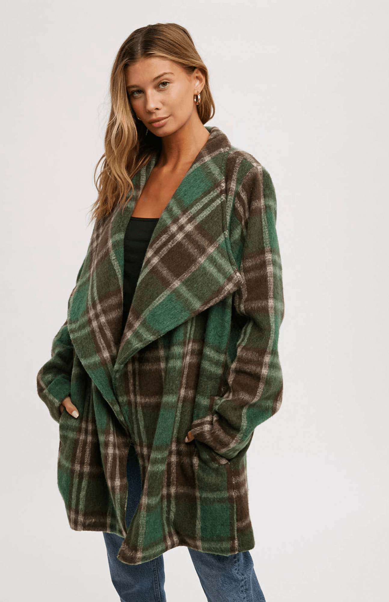Eleanor Plaid Coat
