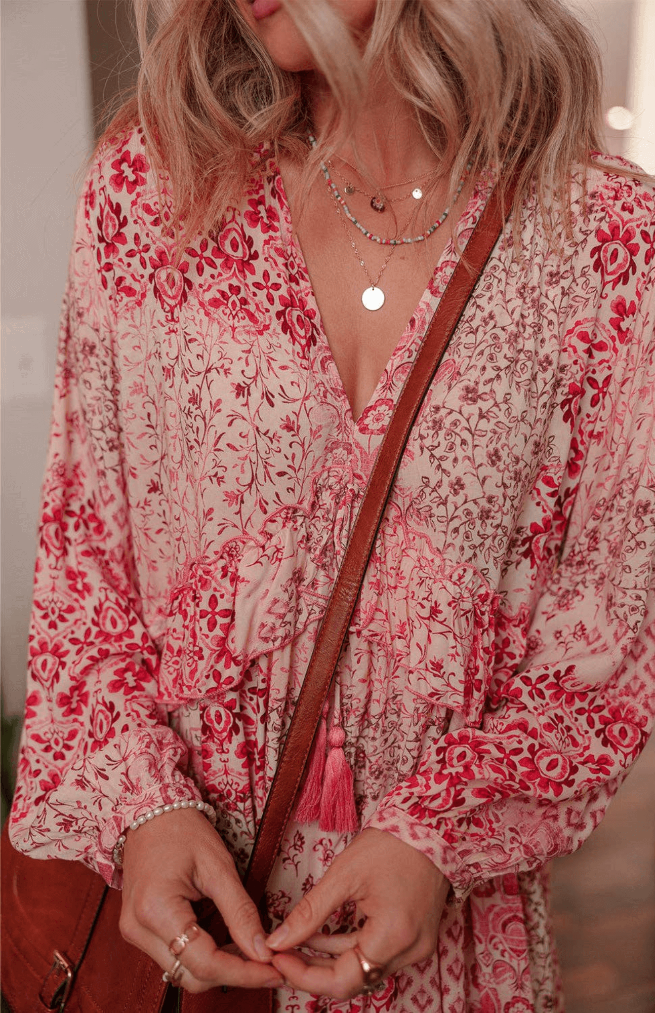 Blush Mosaic Dress
