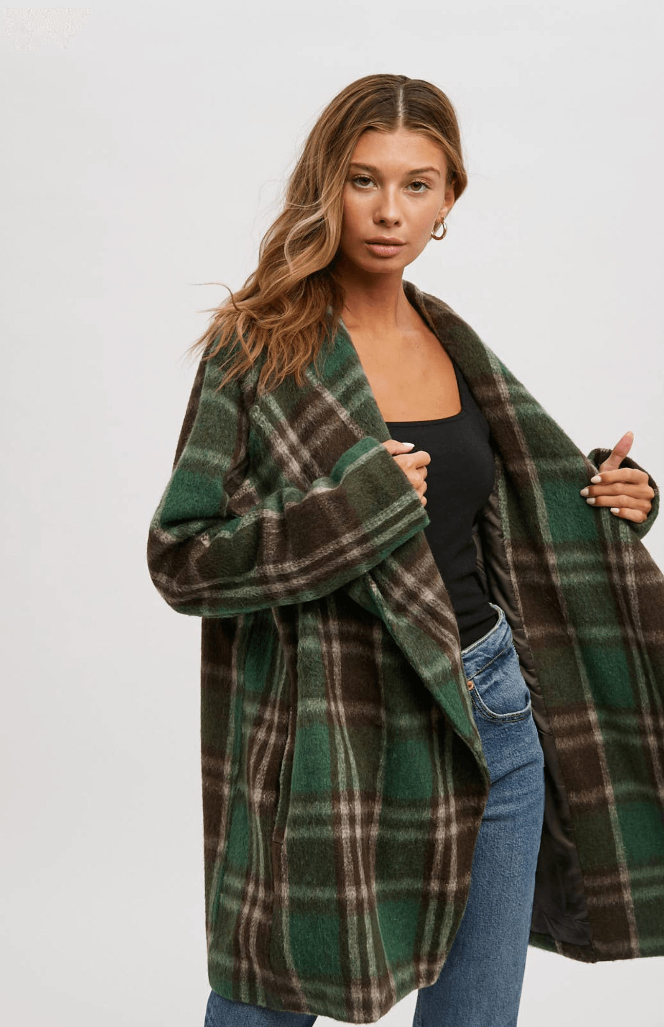 Eleanor Plaid Coat