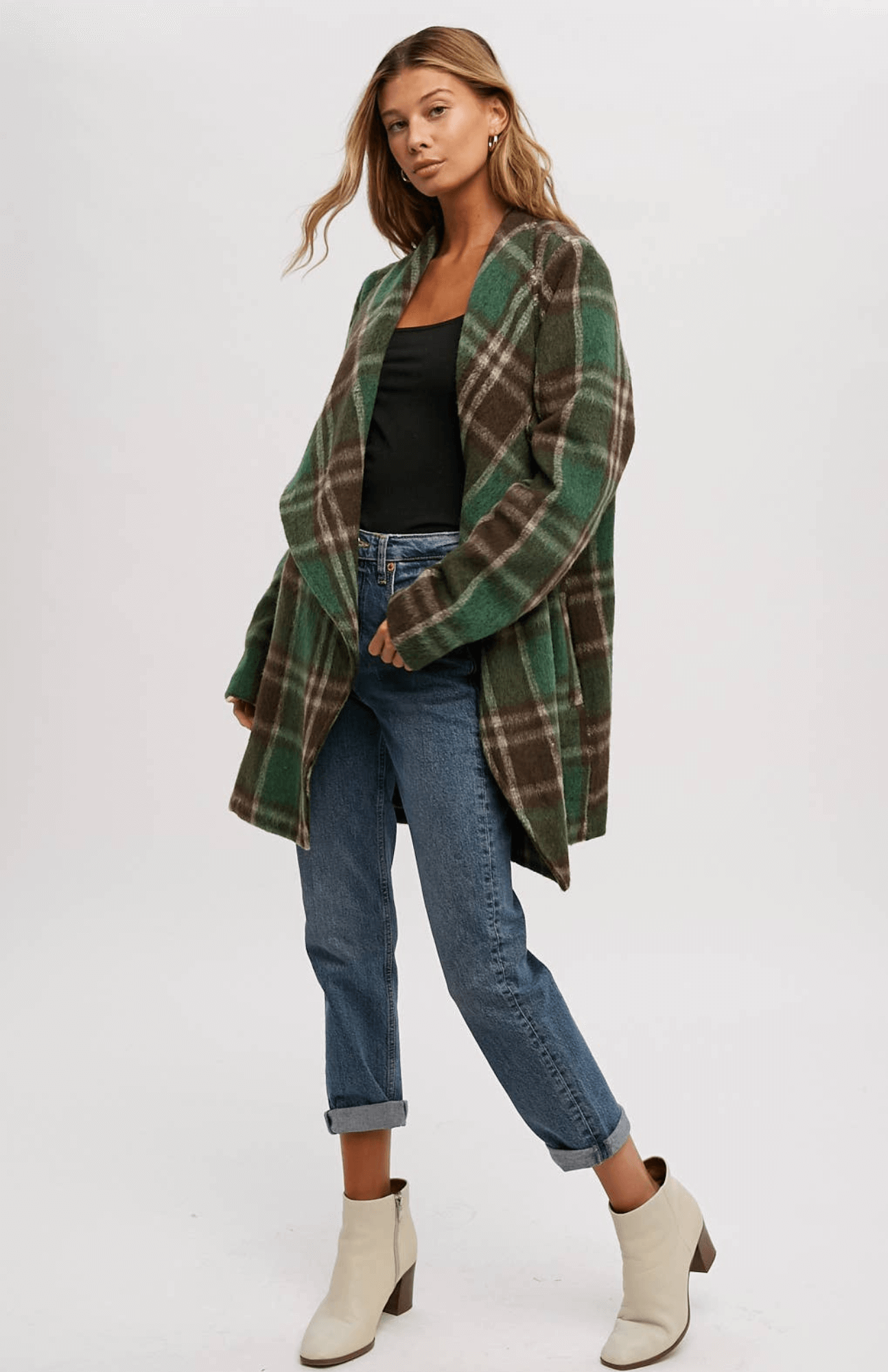 Eleanor Plaid Coat