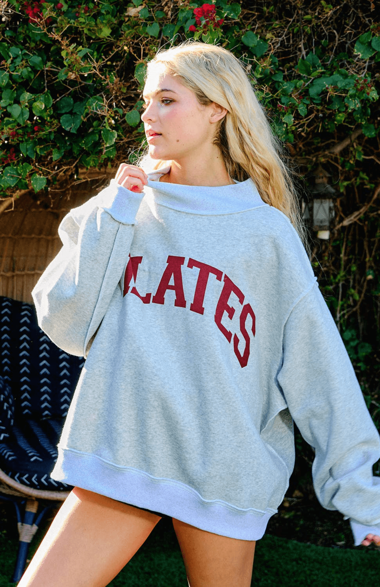 Pilates Reversible Mockneck Sweatshirt