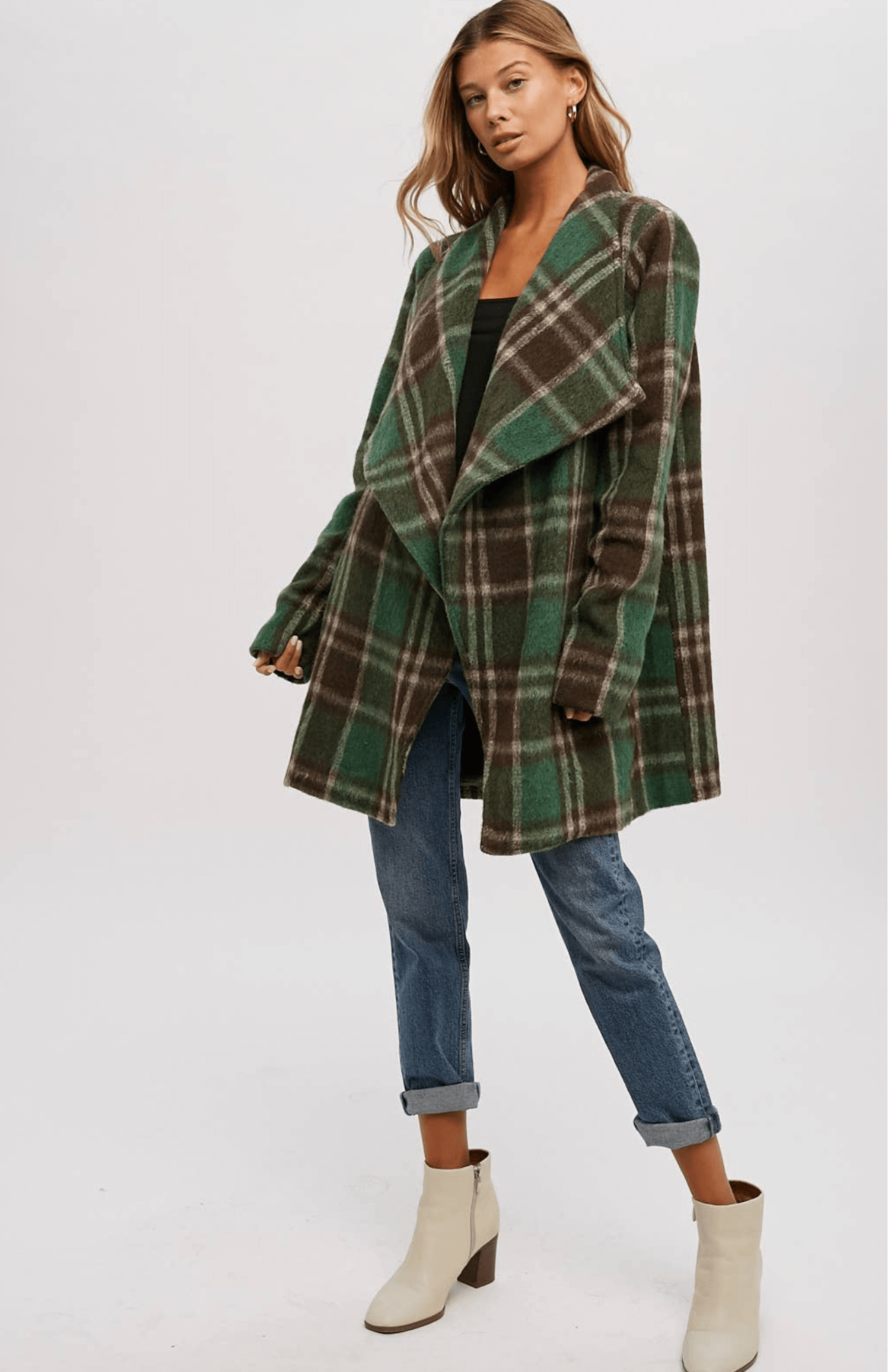 Eleanor Plaid Coat