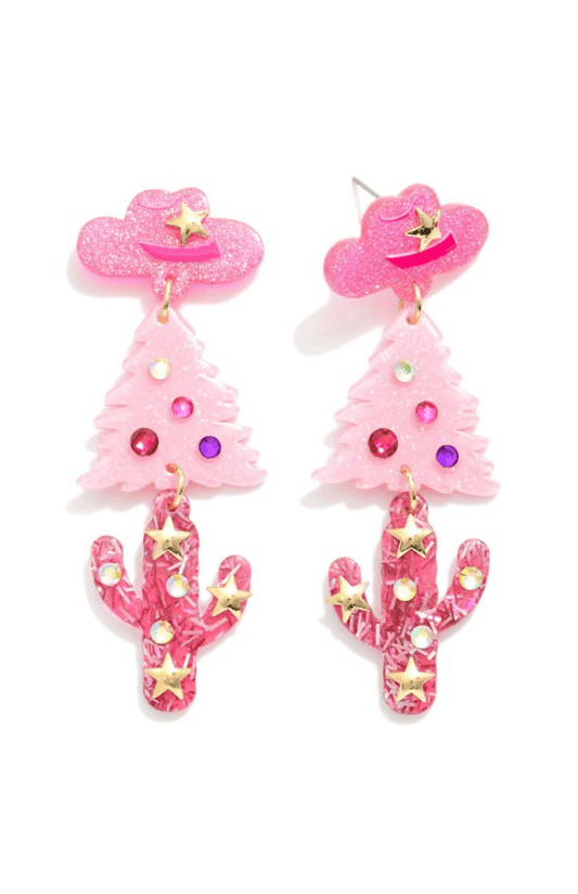 Wild West Christmas Earrings