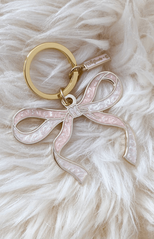 Bow Enamel Keychain
