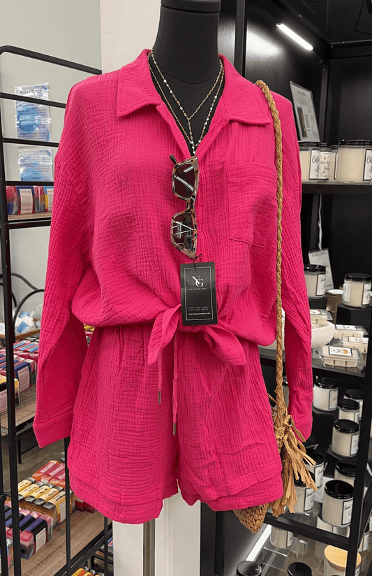 Delaney Bottom - Fuchsia